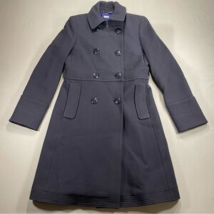 J. Crew Classic Lady Day Coat in Navy, Double-Breasted, Thinsulate, Long- Sz 2